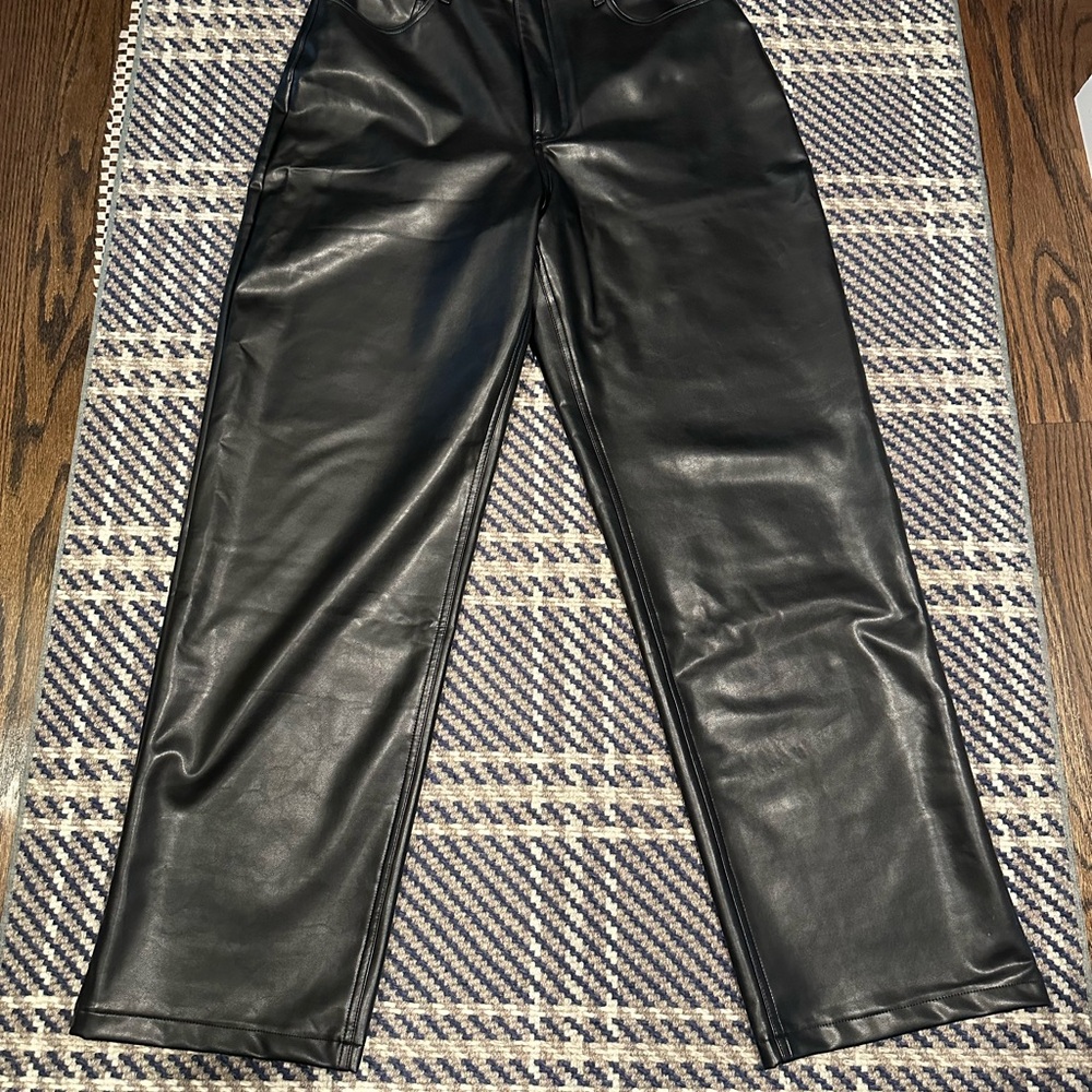 Abercrombie & Fitch Black Wide Leg Pants